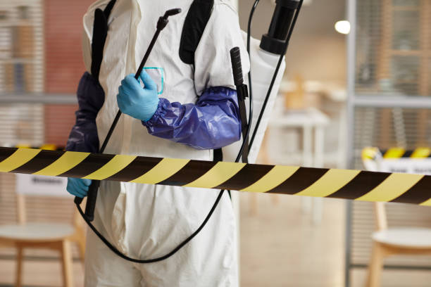 Professional Biohazard Cleanup technician working in Hermitage, TN